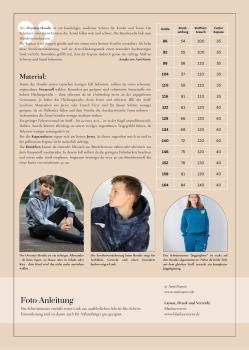 PAPIERSCHNITTMUSTER "OVERSIZE-HOODIE" von AnniNanni
