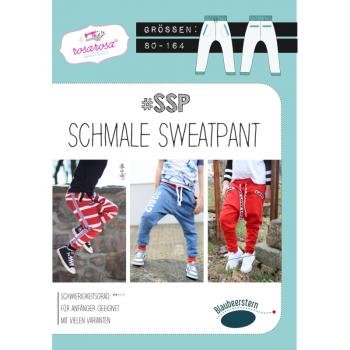 PAPIERSCHNITTMUSTER "#SSP - Schmale Sweatpant" von rosarosa