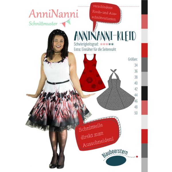 PAPIERSCHNITTMUSTER "AnniNanni-Kleid" von AnniNanni