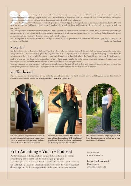 PAPIERSCHNITTMUSTER "LIEBLINGSHOSE" von AnniNanni